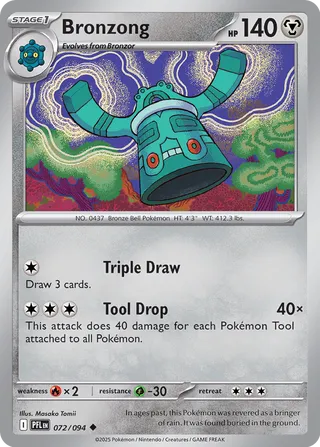 Bronzong 72/130 from Phantasmal Flames
