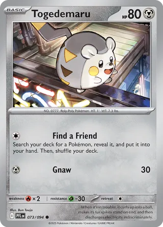 Togedemaru 73/130 from Phantasmal Flames
