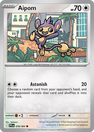 Aipom 78/130 from Phantasmal Flames