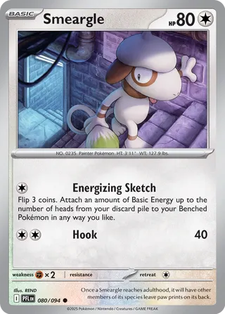 Smeargle 80/130 from Phantasmal Flames