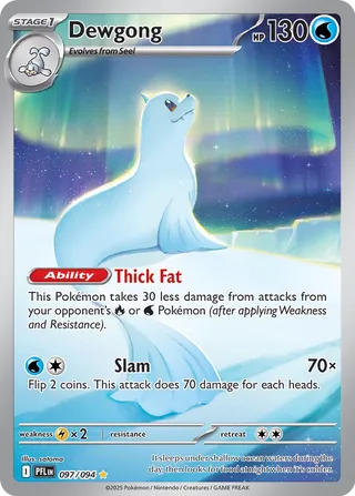 Dewgong 97/130 from Phantasmal Flames