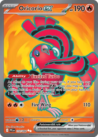 Oricorio ex 110/130 from Phantasmal Flames