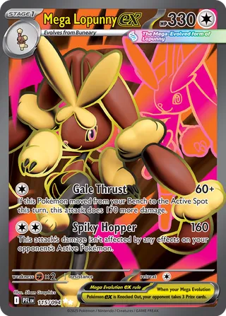 Mega Lopunny ex 115/130 from Phantasmal Flames