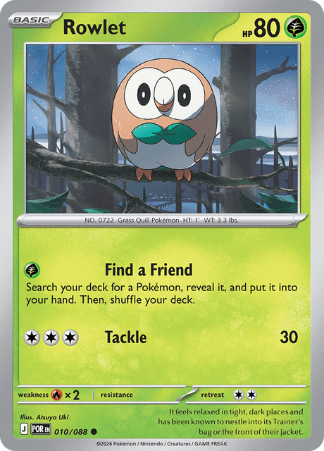 Rowlet 10/124 from Perfect Order