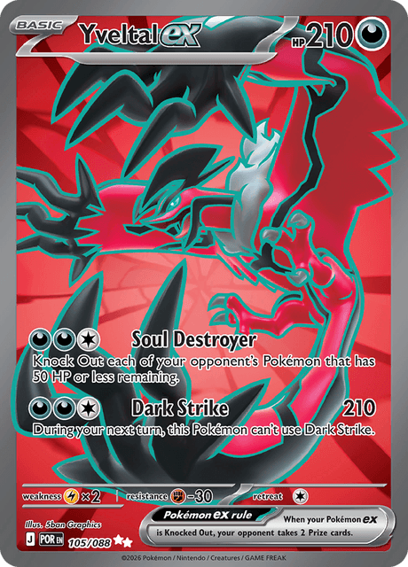 Yveltal ex 105/124 from Perfect Order