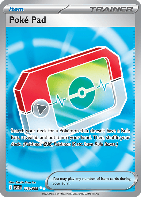 Poké Pad 113/124 from Perfect Order
