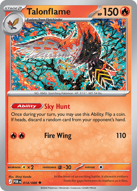Talonflame 14/124 from Perfect Order