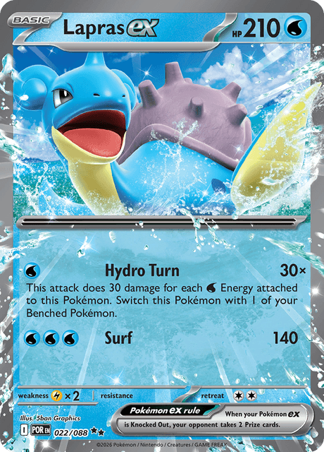 Lapras ex 22/124 from Perfect Order
