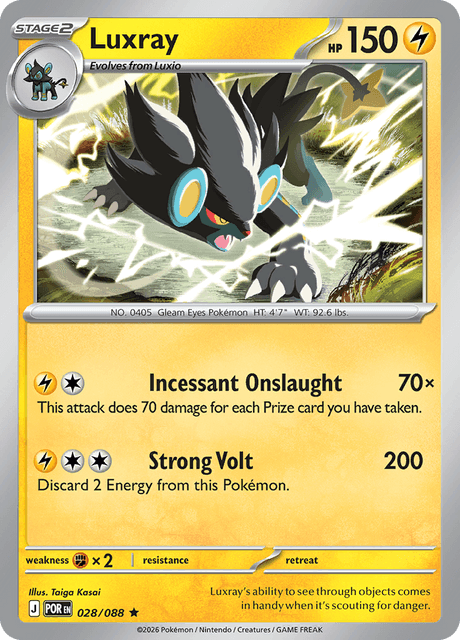 Luxray 28/124 from Perfect Order