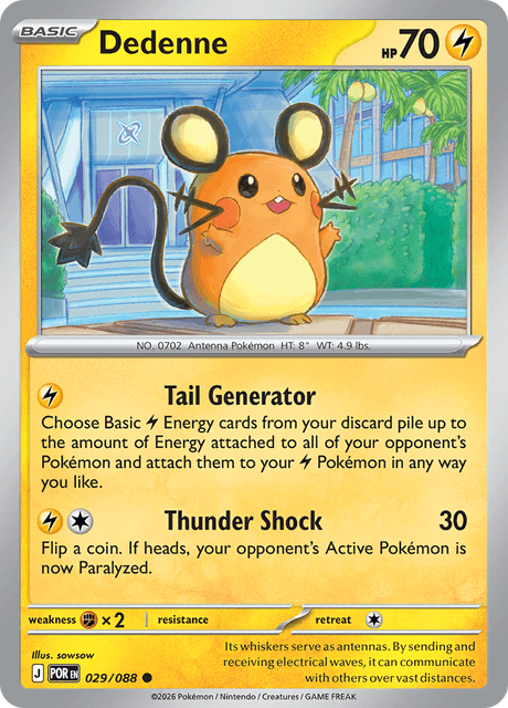 Dedenne 29/124 from Perfect Order