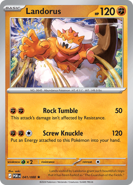 Landorus 41/124 from Perfect Order