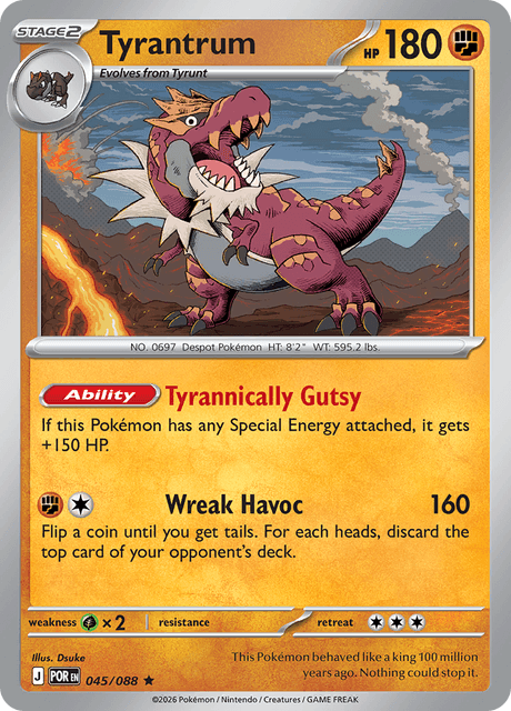 Tyrantrum 45/124 from Perfect Order