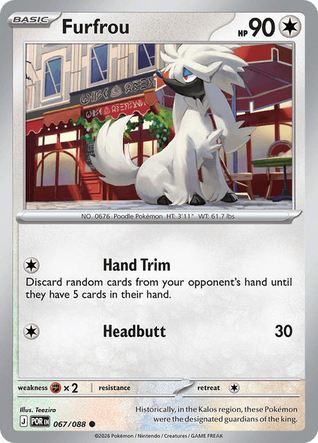 Furfrou 67/124 from Perfect Order