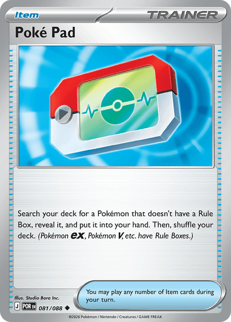 Poké Pad 81/124 from Perfect Order