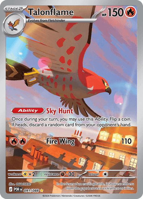 Talonflame 91/124 from Perfect Order