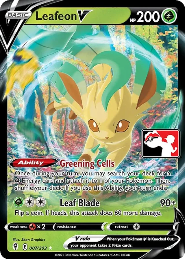 Leafeon V 1/170 from Play! Pokémon Prize Pack Series One