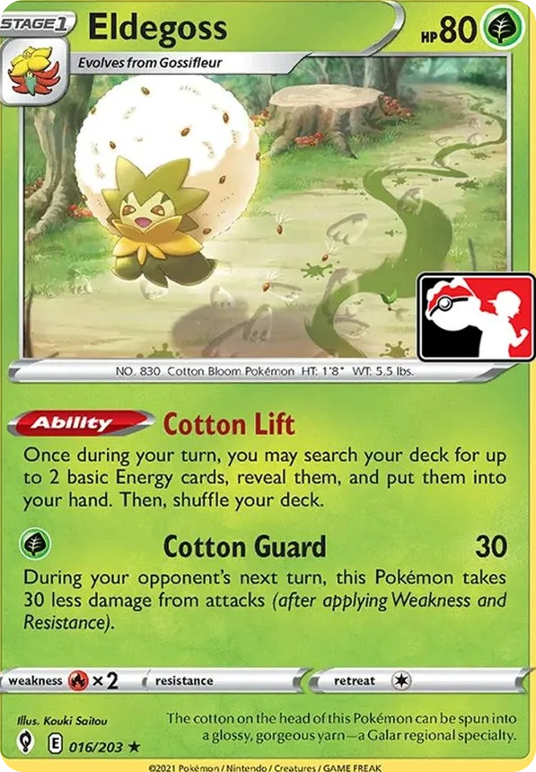 Eldegoss 3/170 from Play! Pokémon Prize Pack Series One