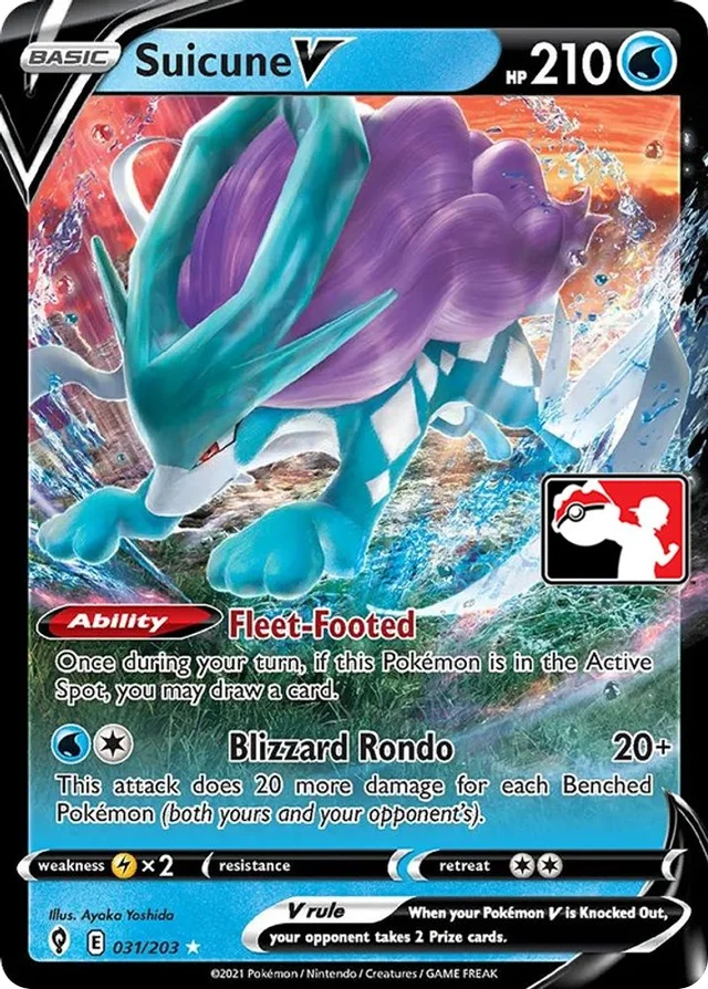 Suicune V 6/170 from Play! Pokémon Prize Pack Series One