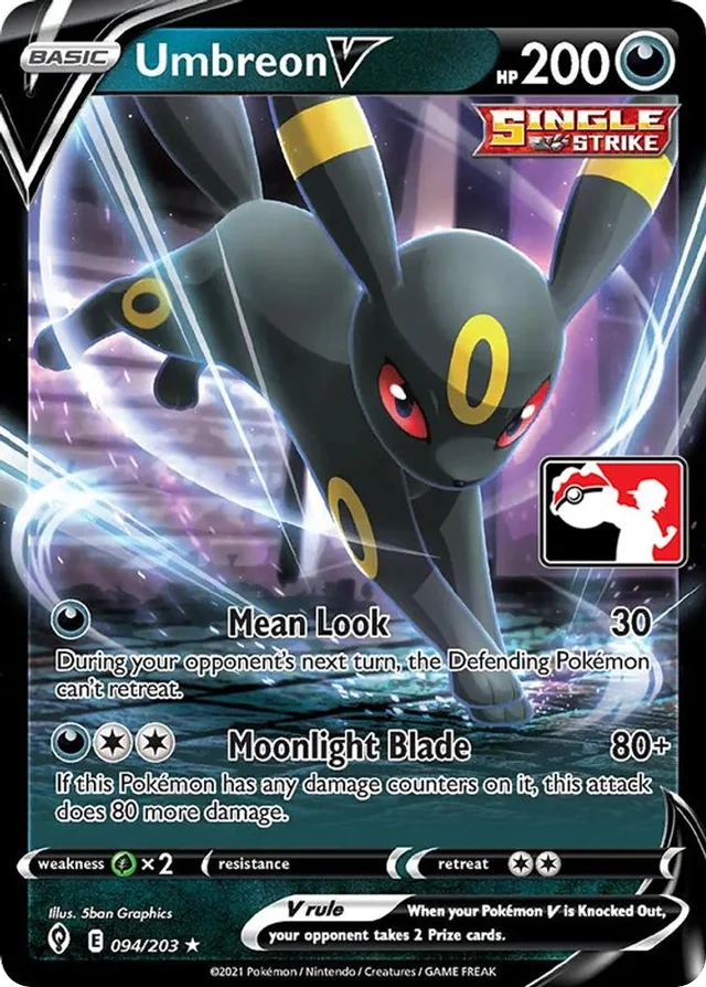 Umbreon V 20/170 from Play! Pokémon Prize Pack Series One