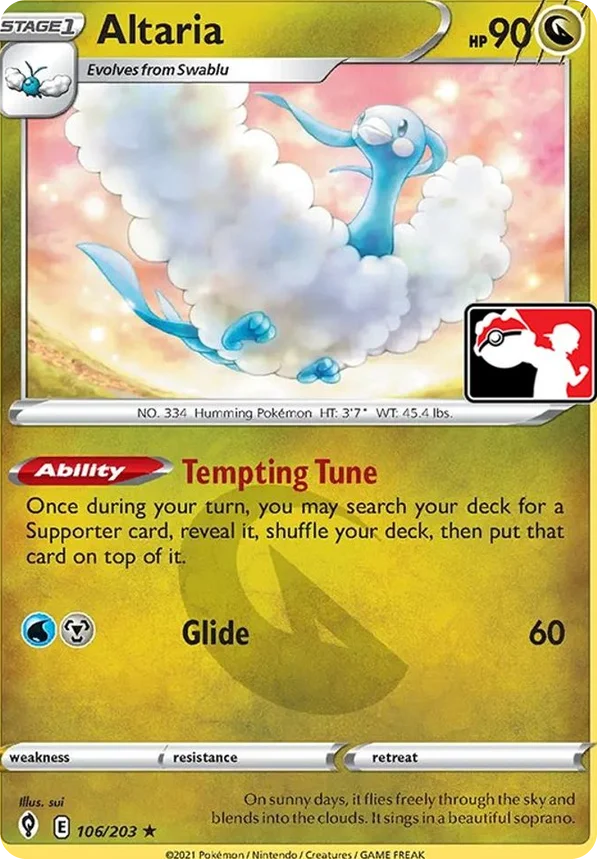Altaria 23/170 from Play! Pokémon Prize Pack Series One