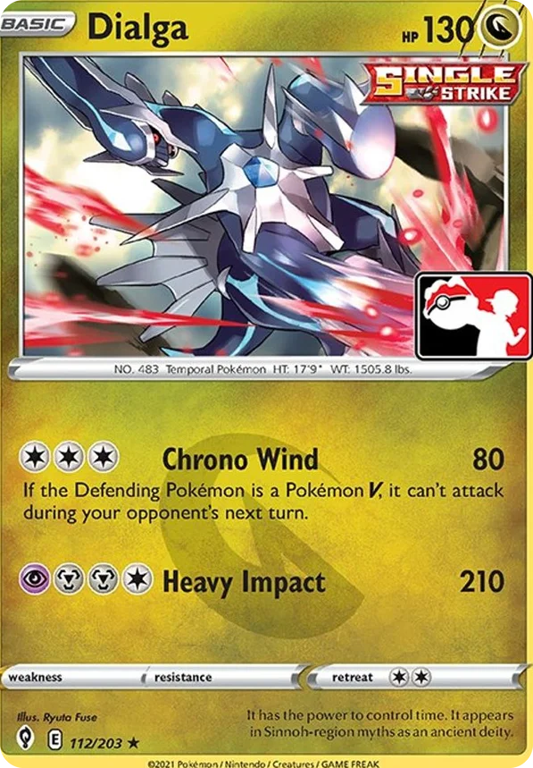 Dialga 26/170 from Play! Pokémon Prize Pack Series One