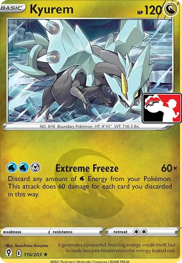 Kyurem 27/170 from Play! Pokémon Prize Pack Series One