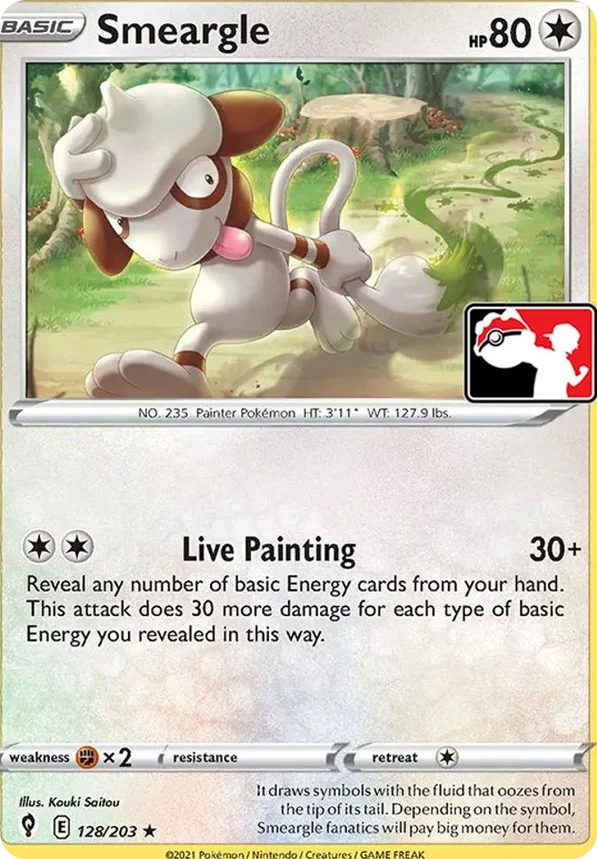 Smeargle 31/170 from Play! Pokémon Prize Pack Series One