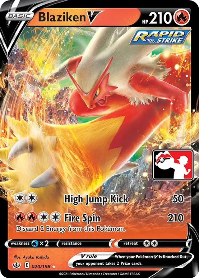 Blaziken V 40/170 from Play! Pokémon Prize Pack Series One