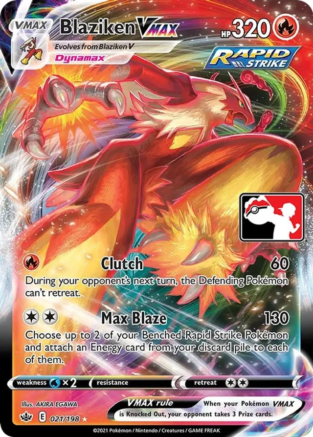 Blaziken VMAX 41/170 from Play! Pokémon Prize Pack Series One