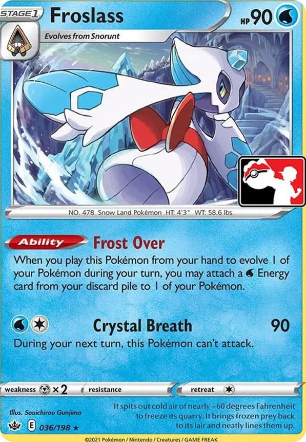 Froslass 42/170 from Play! Pokémon Prize Pack Series One