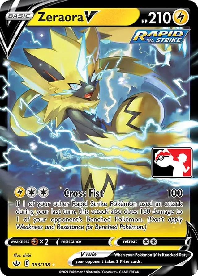 Zeraora V 46/170 from Play! Pokémon Prize Pack Series One