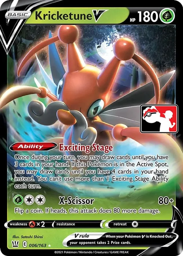 Kricketune V 70/170 from Play! Pokémon Prize Pack Series One