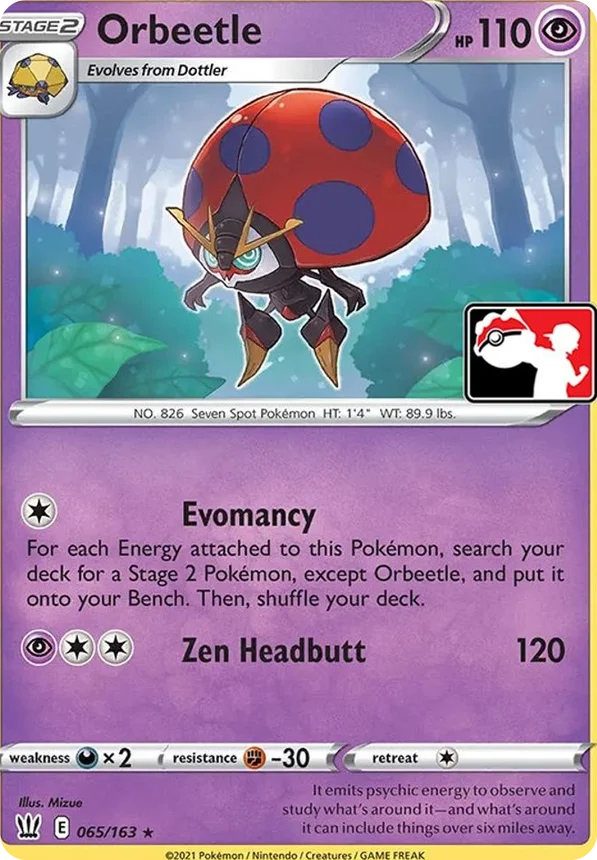 Orbeetle 75/170 from Play! Pokémon Prize Pack Series One