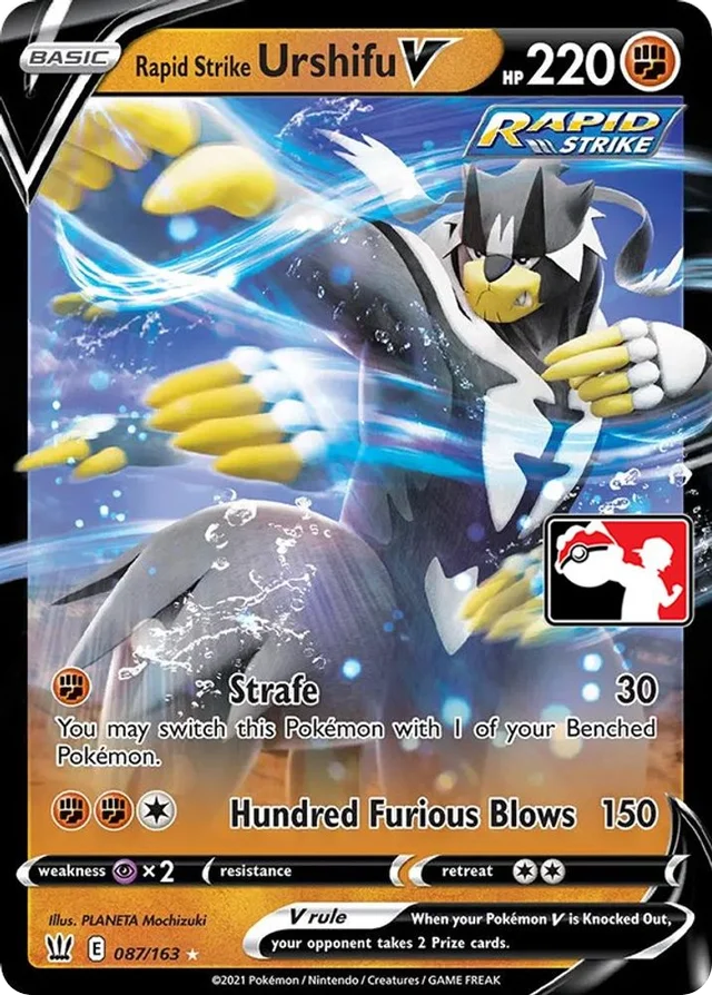 Rapid Strike Urshifu V 78/170 from Play! Pokémon Prize Pack Series One