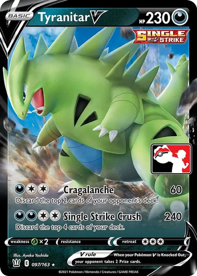 Tyranitar V 82/170 from Play! Pokémon Prize Pack Series One