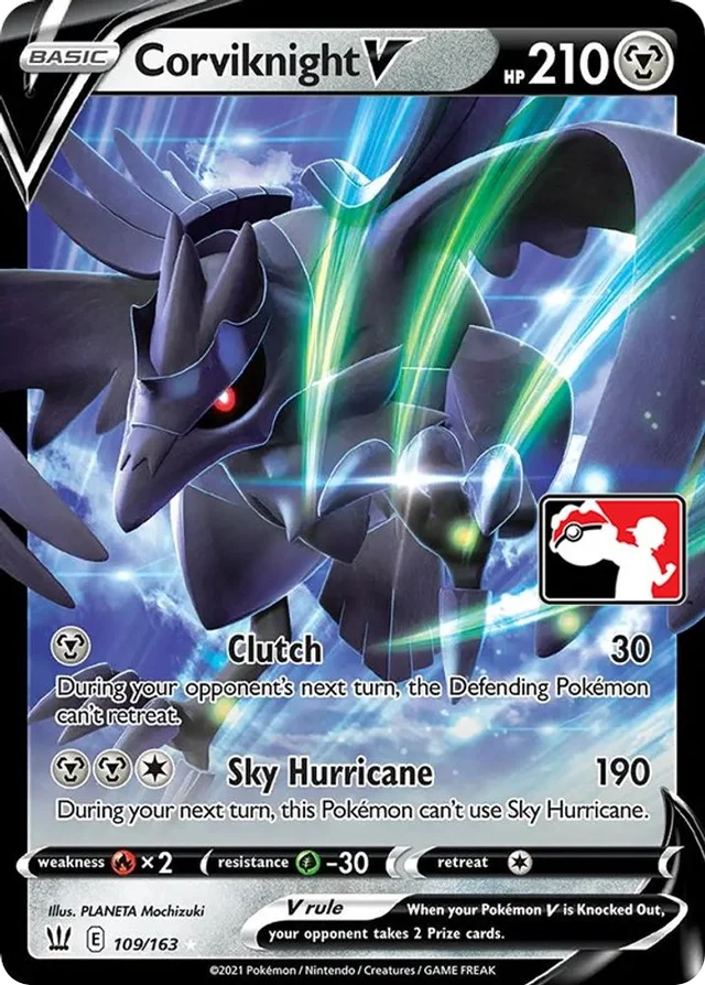 Corviknight V 84/170 from Play! Pokémon Prize Pack Series One