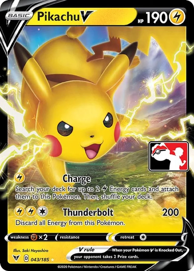 Pikachu V 103/170 from Play! Pokémon Prize Pack Series One