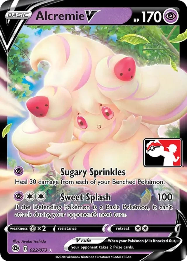 Alcremie V 110/170 from Play! Pokémon Prize Pack Series One