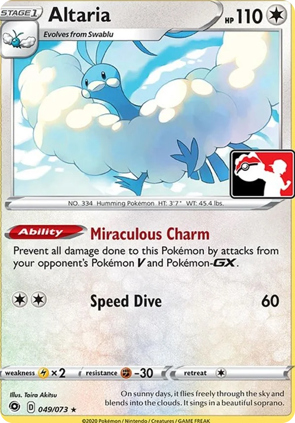 Altaria 112/170 from Play! Pokémon Prize Pack Series One