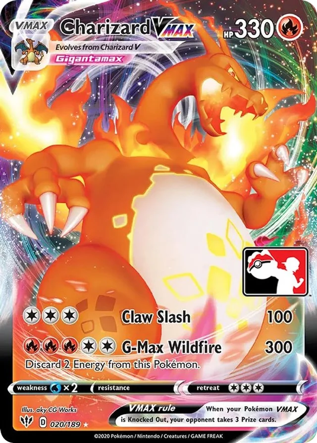 Charizard VMAX 115/170 from Play! Pokémon Prize Pack Series One