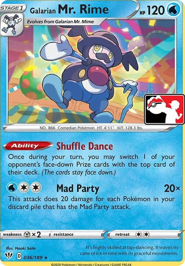 Galarian Mr. Rime 116/170 from Play! Pokémon Prize Pack Series One