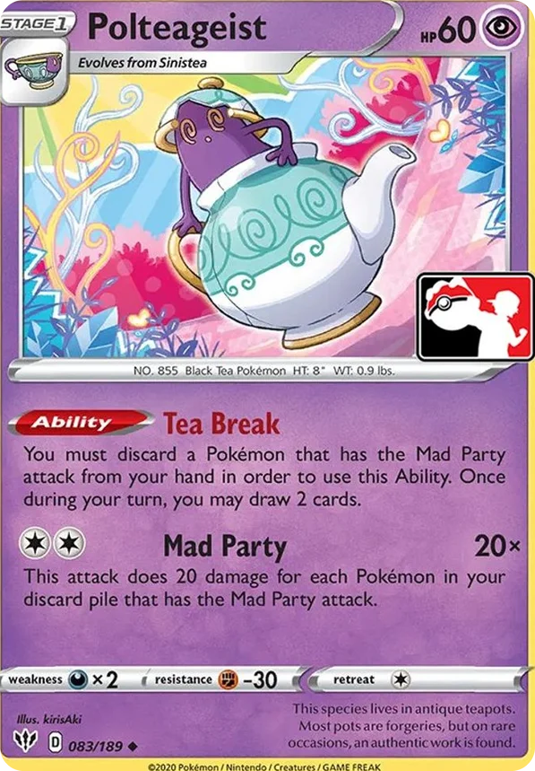 Polteageist 118/170 from Play! Pokémon Prize Pack Series One