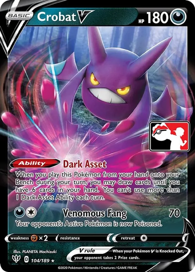 Crobat V 119/170 from Play! Pokémon Prize Pack Series One