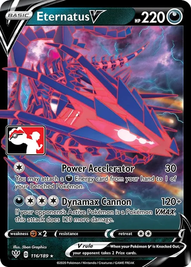 Eternatus V 121/170 from Play! Pokémon Prize Pack Series One