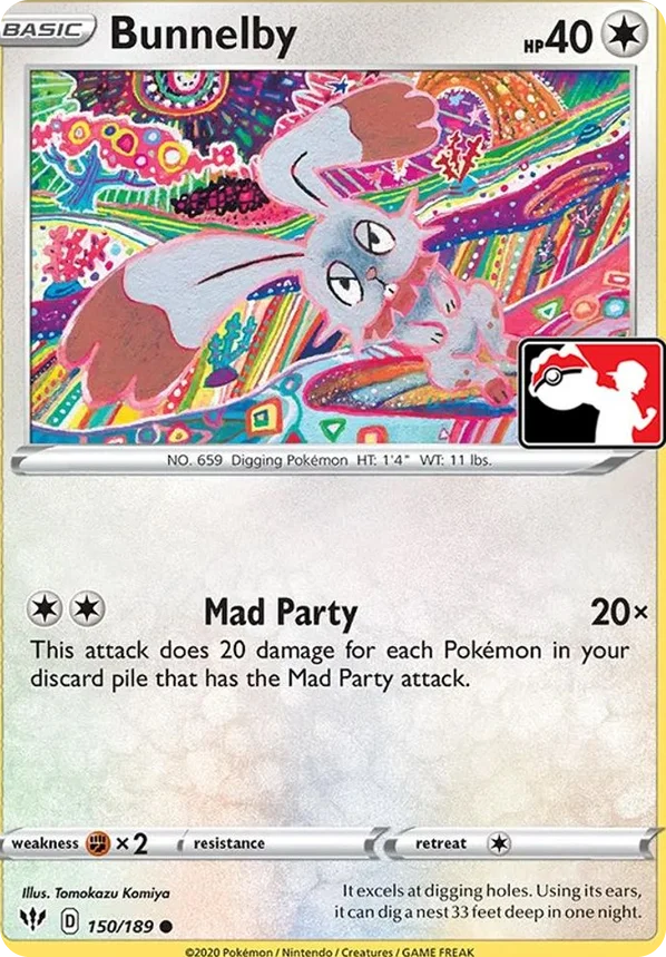 Bunnelby 123/170 from Play! Pokémon Prize Pack Series One