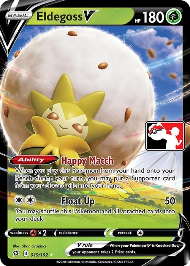 Eldegoss V 128/170 from Play! Pokémon Prize Pack Series One