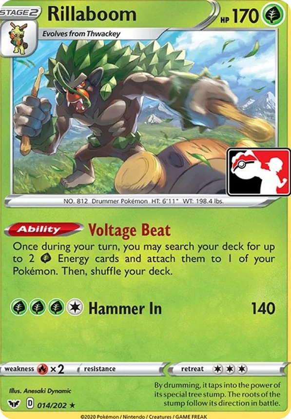 Rillaboom 143/170 from Play! Pokémon Prize Pack Series One