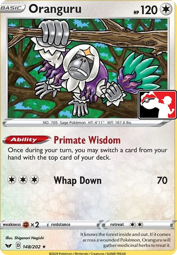 Oranguru 153/170 from Play! Pokémon Prize Pack Series One