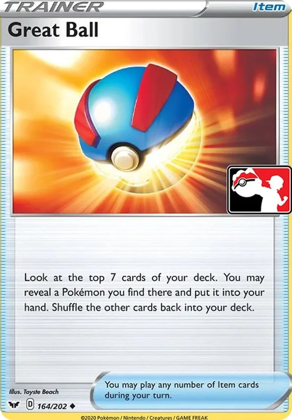 Great Ball 159/170 from Play! Pokémon Prize Pack Series One