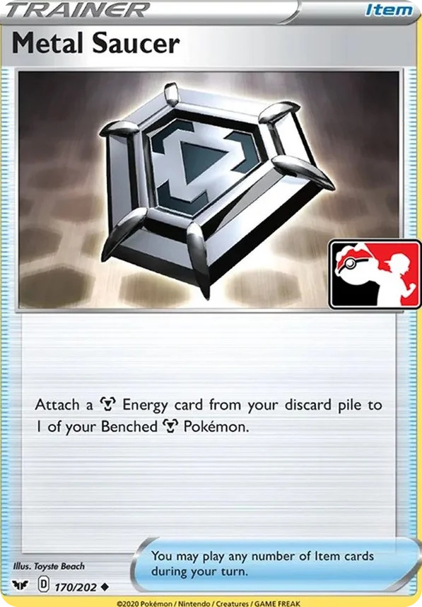 Metal Saucer 161/170 from Play! Pokémon Prize Pack Series One